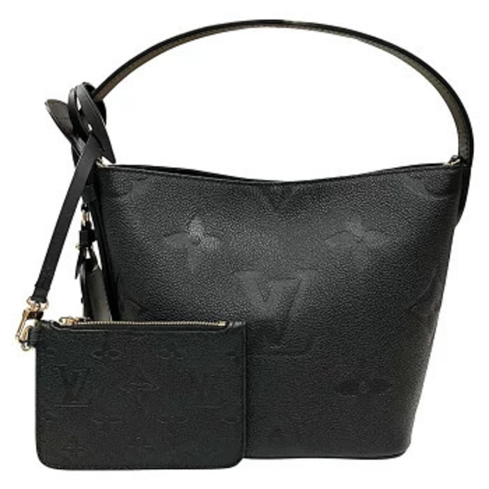 LOUIS VUITTON All Monogram Empreinte Handbag Black